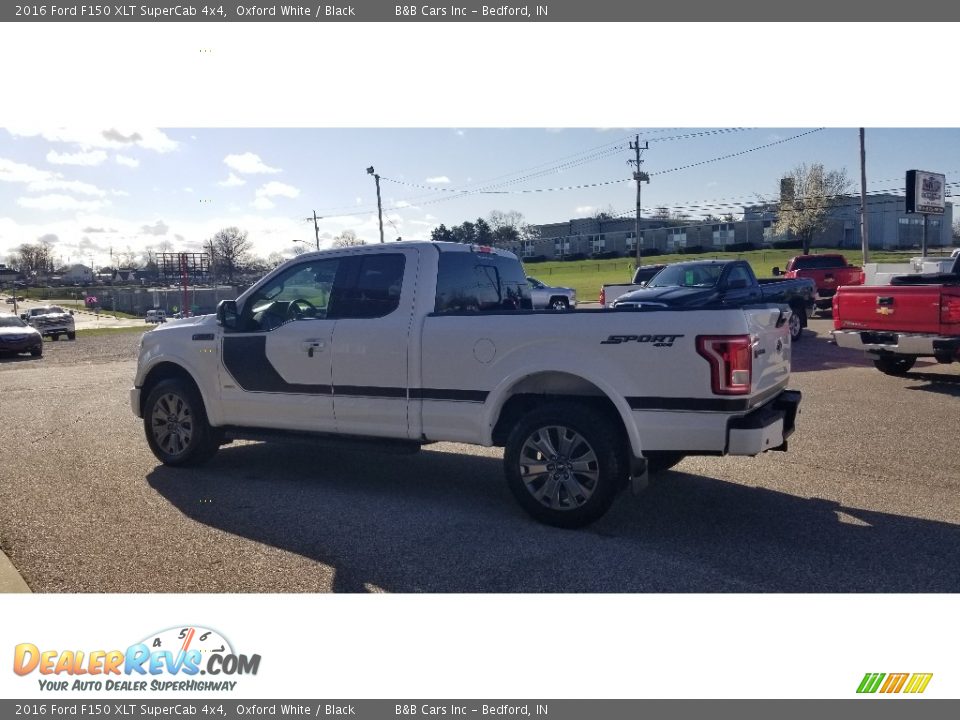 2016 Ford F150 XLT SuperCab 4x4 Oxford White / Black Photo #4