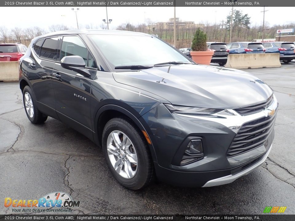 2019 Chevrolet Blazer 3.6L Cloth AWD Nightfall Metallic / Dark Galvanized/­Light Galvanized Photo #11