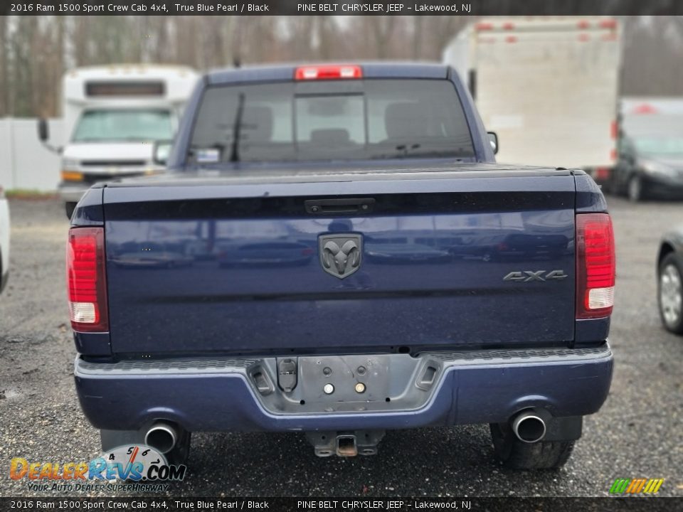 2016 Ram 1500 Sport Crew Cab 4x4 True Blue Pearl / Black Photo #4