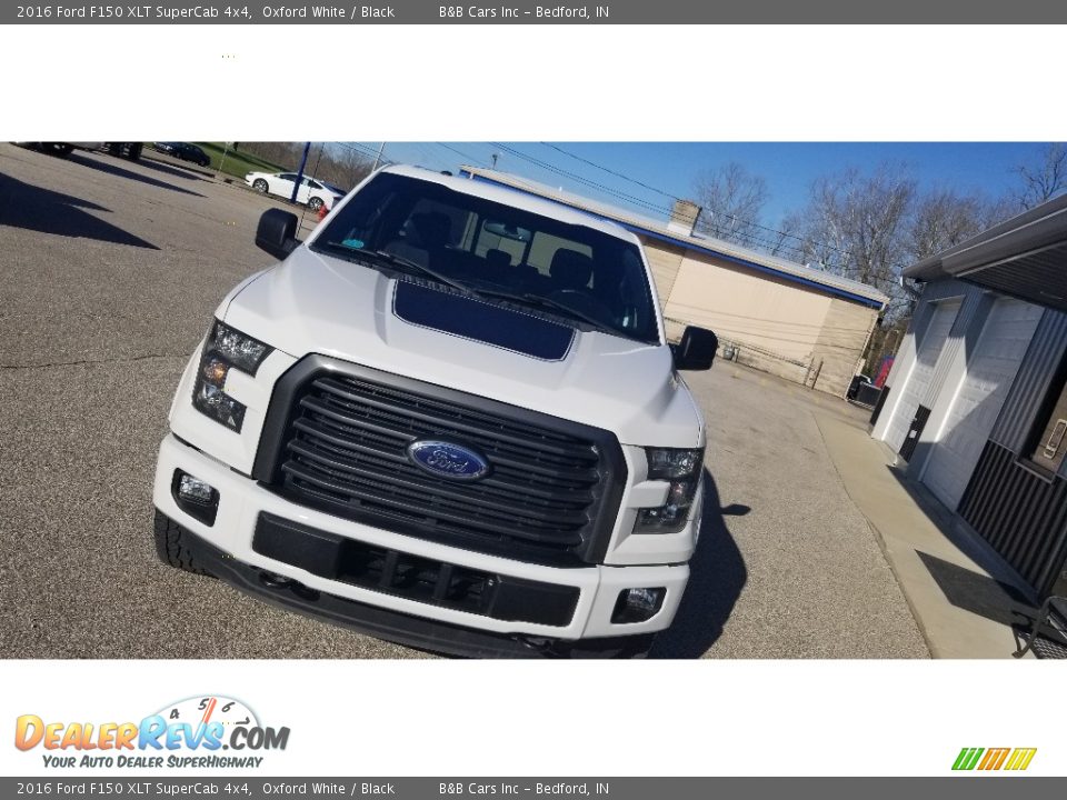 2016 Ford F150 XLT SuperCab 4x4 Oxford White / Black Photo #6