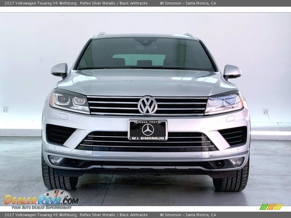 2017 Volkswagen Touareg V6 Wolfsburg Reflex Silver Metallic / Black Anthracite Photo #2