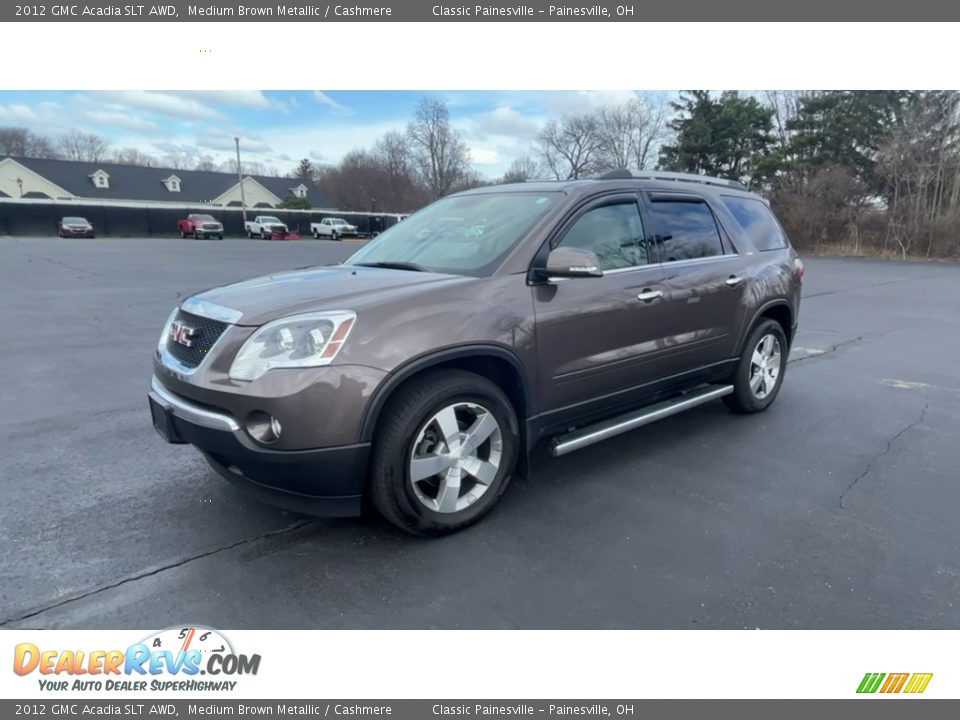 2012 GMC Acadia SLT AWD Medium Brown Metallic / Cashmere Photo #4