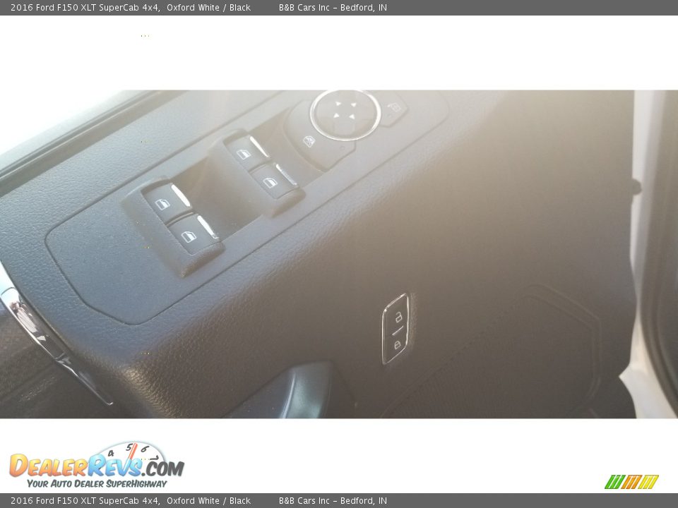 2016 Ford F150 XLT SuperCab 4x4 Oxford White / Black Photo #12