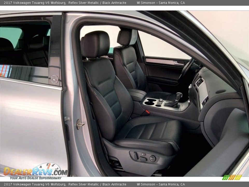 Black Anthracite Interior - 2017 Volkswagen Touareg V6 Wolfsburg Photo #6