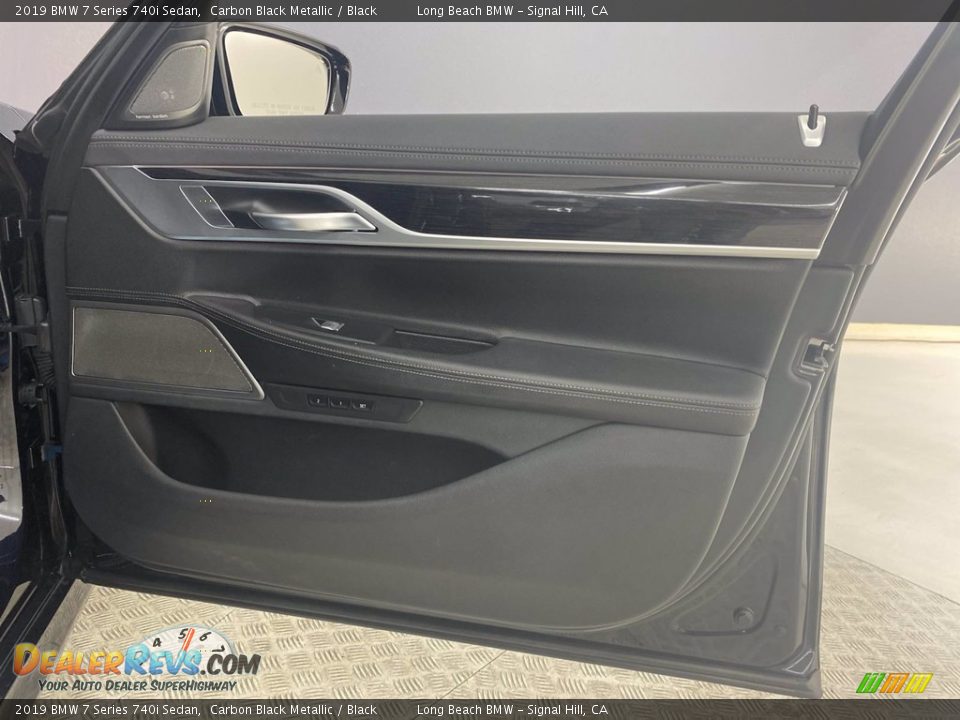 2019 BMW 7 Series 740i Sedan Carbon Black Metallic / Black Photo #31