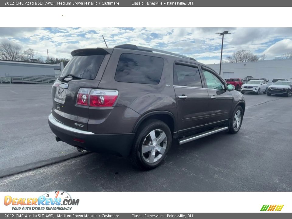 2012 GMC Acadia SLT AWD Medium Brown Metallic / Cashmere Photo #8