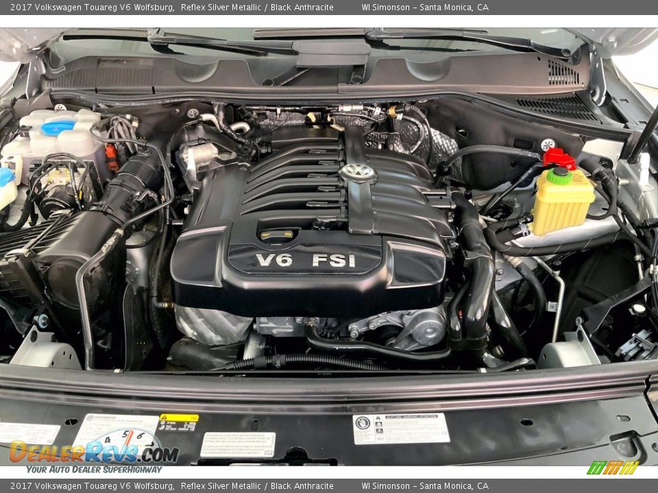 2017 Volkswagen Touareg V6 Wolfsburg 3.6 Liter DOHC 24-Valve VVT VR6 V6 Engine Photo #9