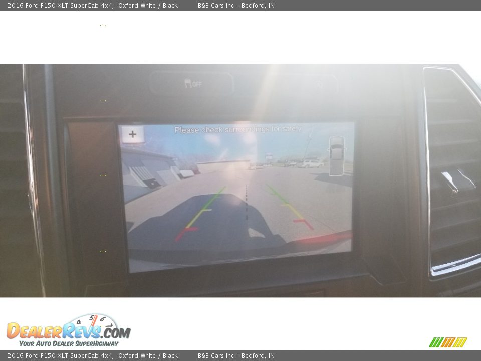 2016 Ford F150 XLT SuperCab 4x4 Oxford White / Black Photo #16