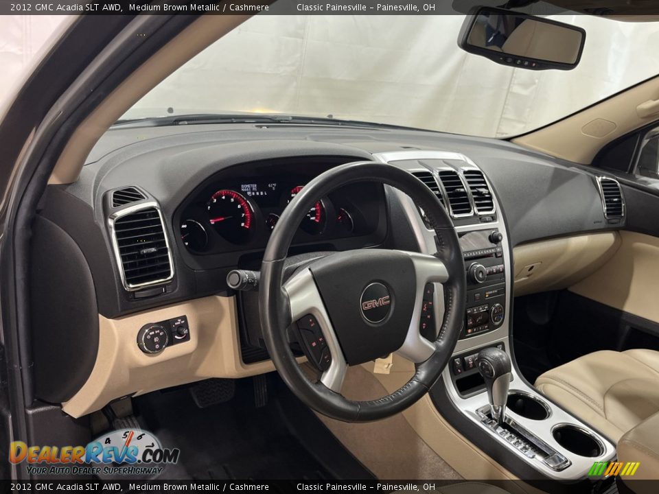 2012 GMC Acadia SLT AWD Medium Brown Metallic / Cashmere Photo #10