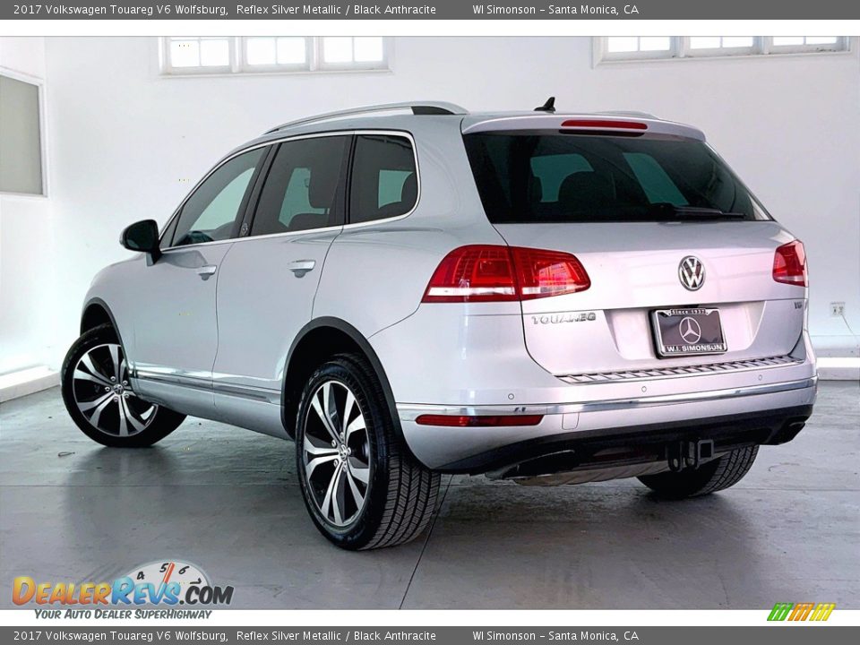 2017 Volkswagen Touareg V6 Wolfsburg Reflex Silver Metallic / Black Anthracite Photo #10