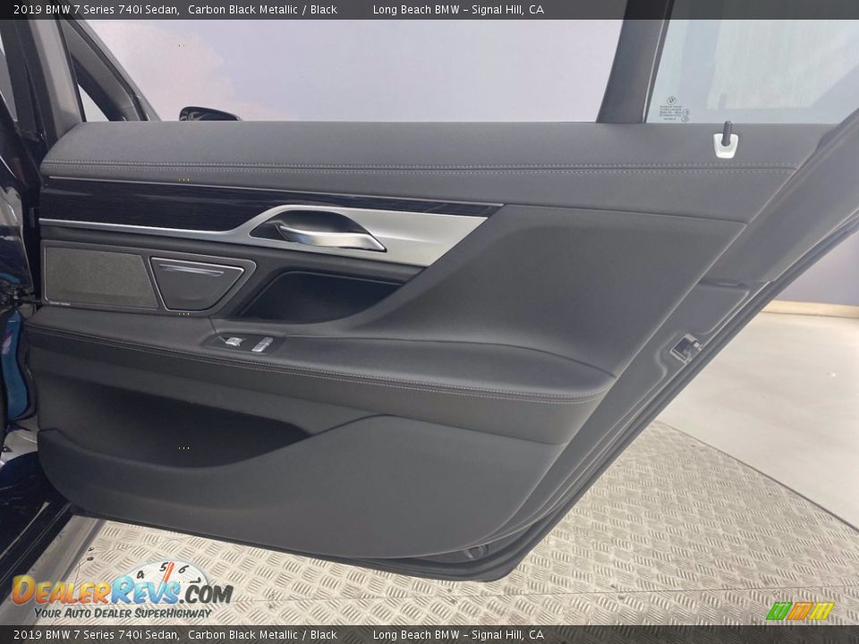 2019 BMW 7 Series 740i Sedan Carbon Black Metallic / Black Photo #34
