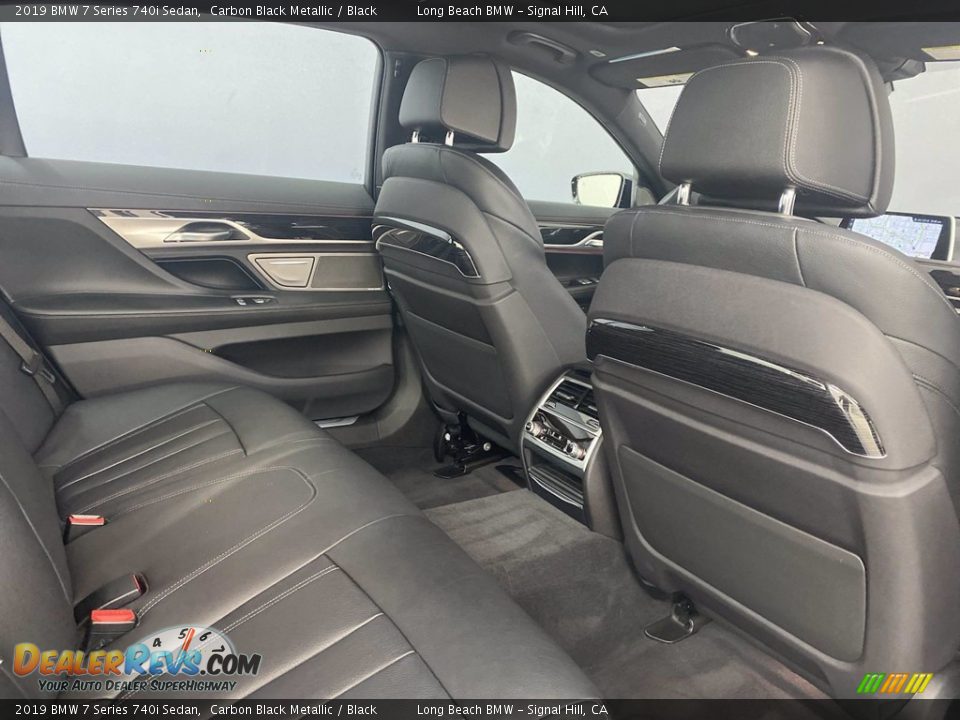 2019 BMW 7 Series 740i Sedan Carbon Black Metallic / Black Photo #35