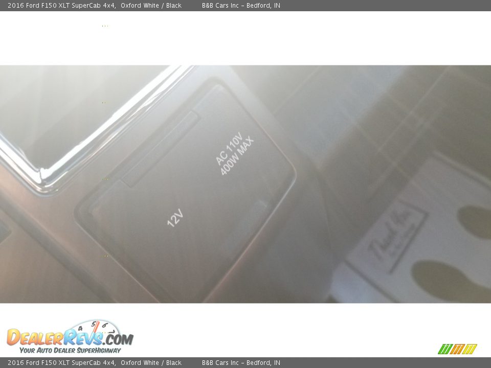 2016 Ford F150 XLT SuperCab 4x4 Oxford White / Black Photo #20