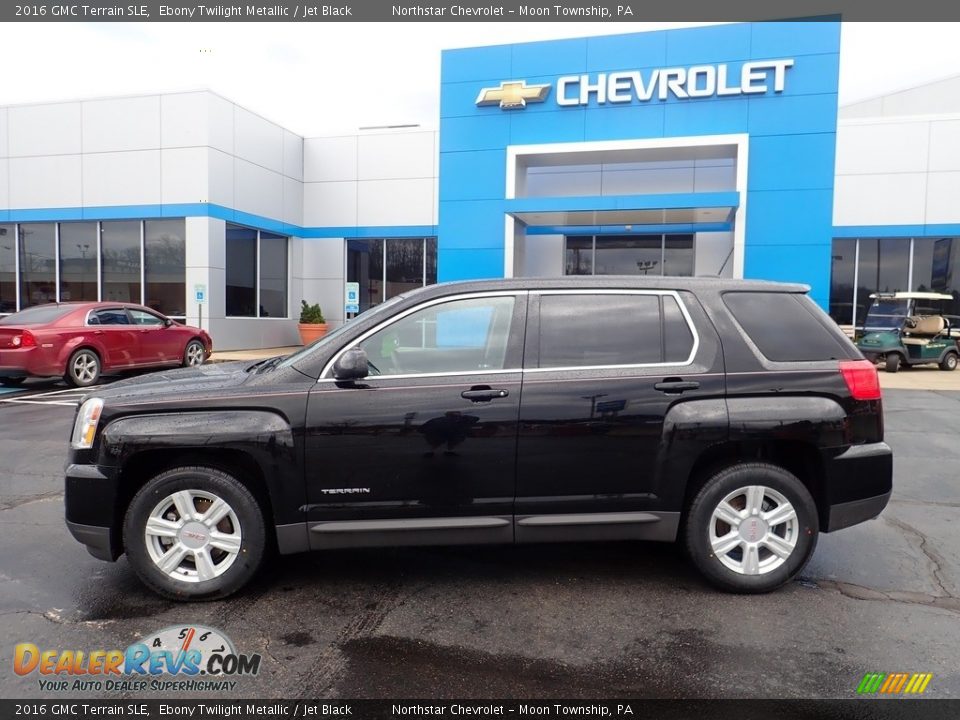 2016 GMC Terrain SLE Ebony Twilight Metallic / Jet Black Photo #3