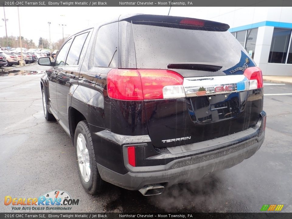 2016 GMC Terrain SLE Ebony Twilight Metallic / Jet Black Photo #5