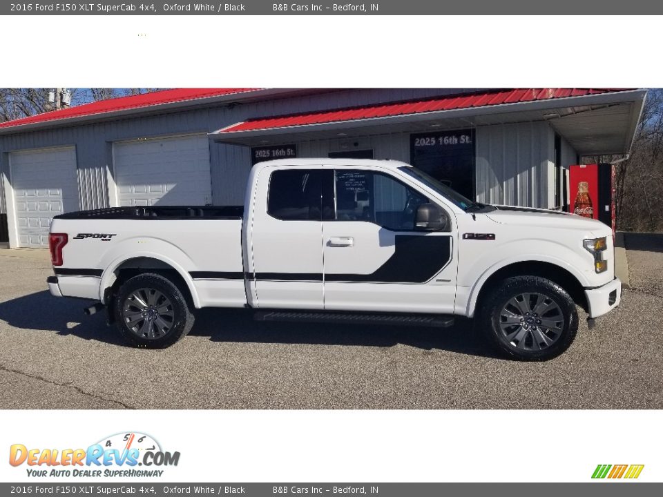 2016 Ford F150 XLT SuperCab 4x4 Oxford White / Black Photo #27