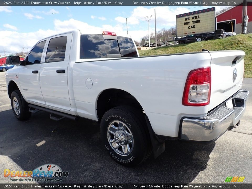 2020 Ram 2500 Tradesman Crew Cab 4x4 Bright White / Black/Diesel Gray Photo #3