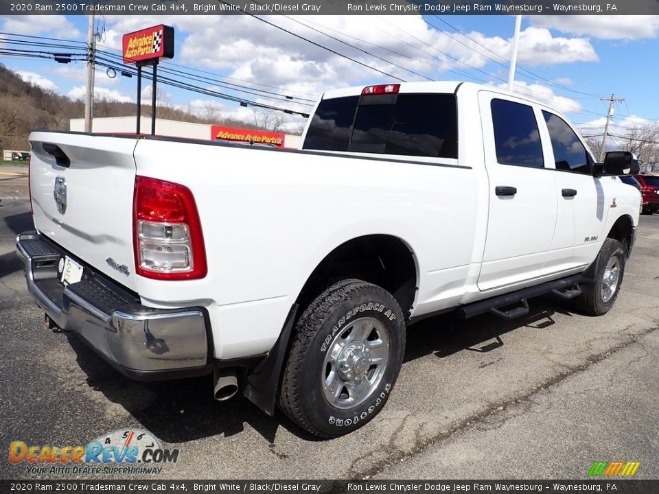 2020 Ram 2500 Tradesman Crew Cab 4x4 Bright White / Black/Diesel Gray Photo #5