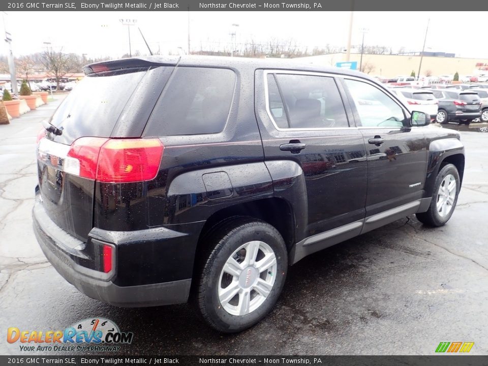 2016 GMC Terrain SLE Ebony Twilight Metallic / Jet Black Photo #9