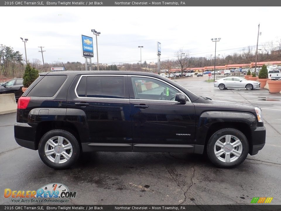 2016 GMC Terrain SLE Ebony Twilight Metallic / Jet Black Photo #10