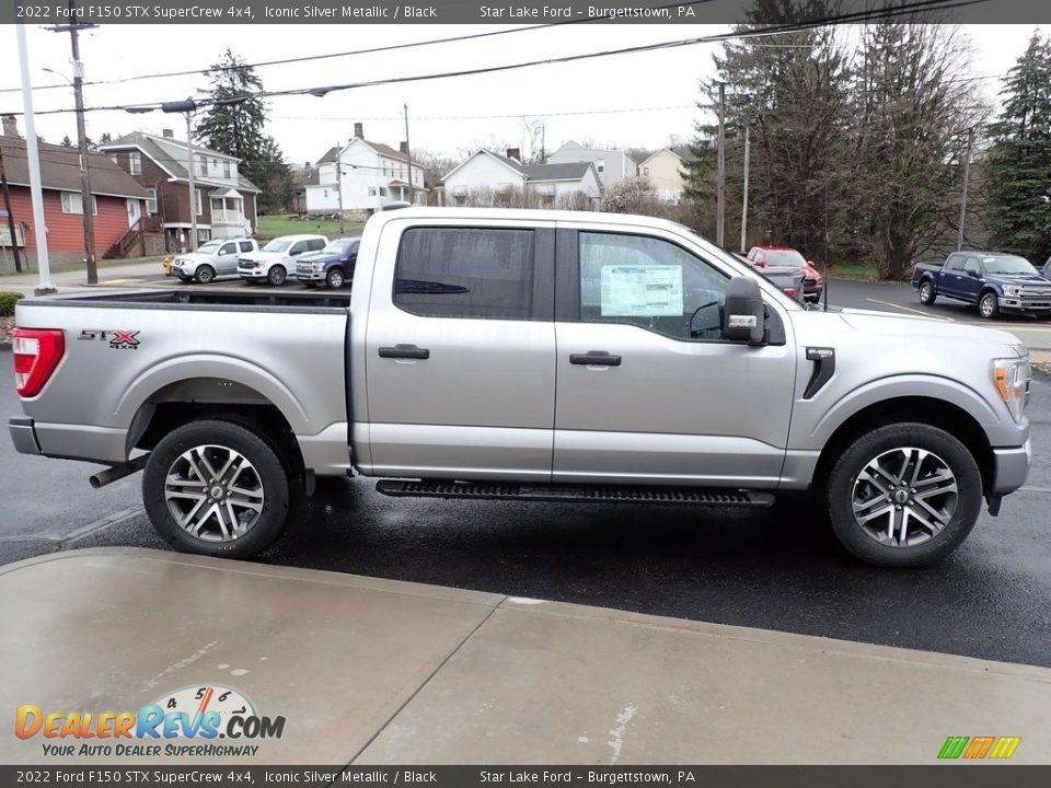 Iconic Silver Metallic 2022 Ford F150 STX SuperCrew 4x4 Photo #6