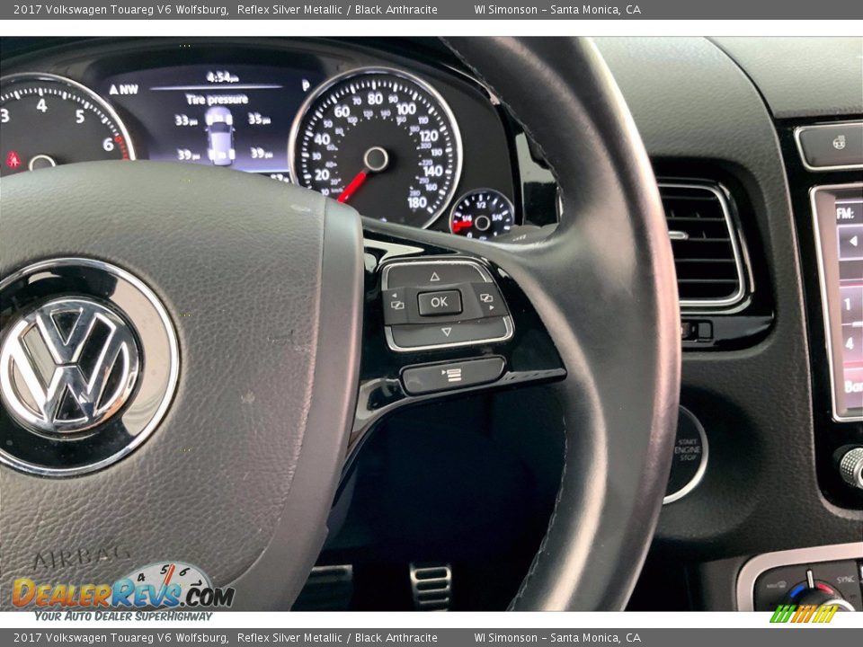 2017 Volkswagen Touareg V6 Wolfsburg Steering Wheel Photo #22