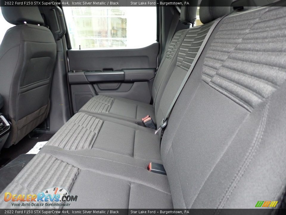 Rear Seat of 2022 Ford F150 STX SuperCrew 4x4 Photo #10