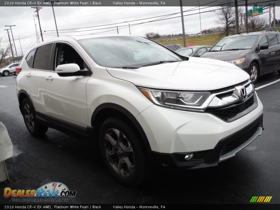 2019 Honda CR-V EX AWD Platinum White Pearl / Black Photo #6