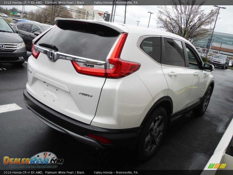 2019 Honda CR-V EX AWD Platinum White Pearl / Black Photo #8