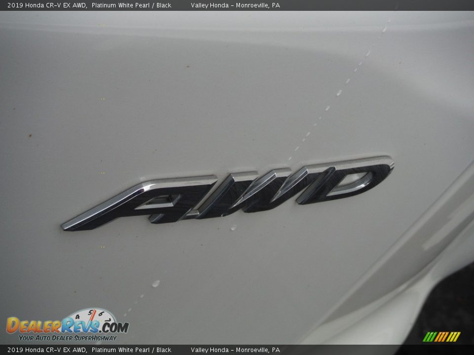 2019 Honda CR-V EX AWD Platinum White Pearl / Black Photo #10