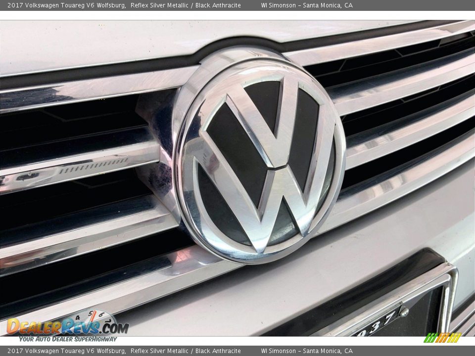 2017 Volkswagen Touareg V6 Wolfsburg Reflex Silver Metallic / Black Anthracite Photo #30