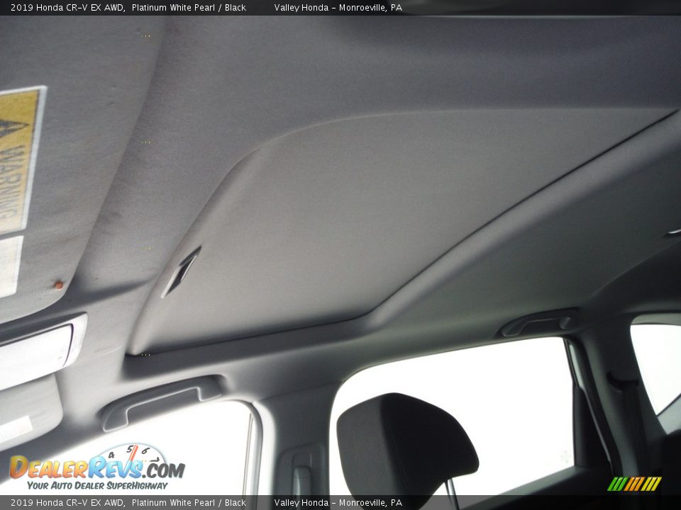 2019 Honda CR-V EX AWD Platinum White Pearl / Black Photo #11