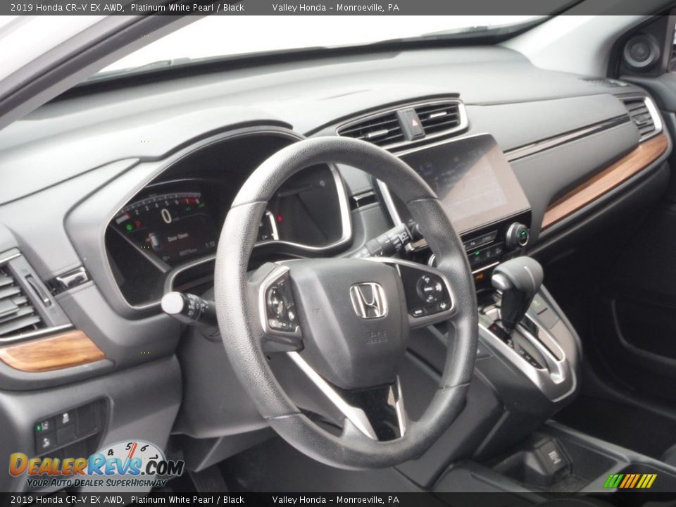 2019 Honda CR-V EX AWD Platinum White Pearl / Black Photo #12