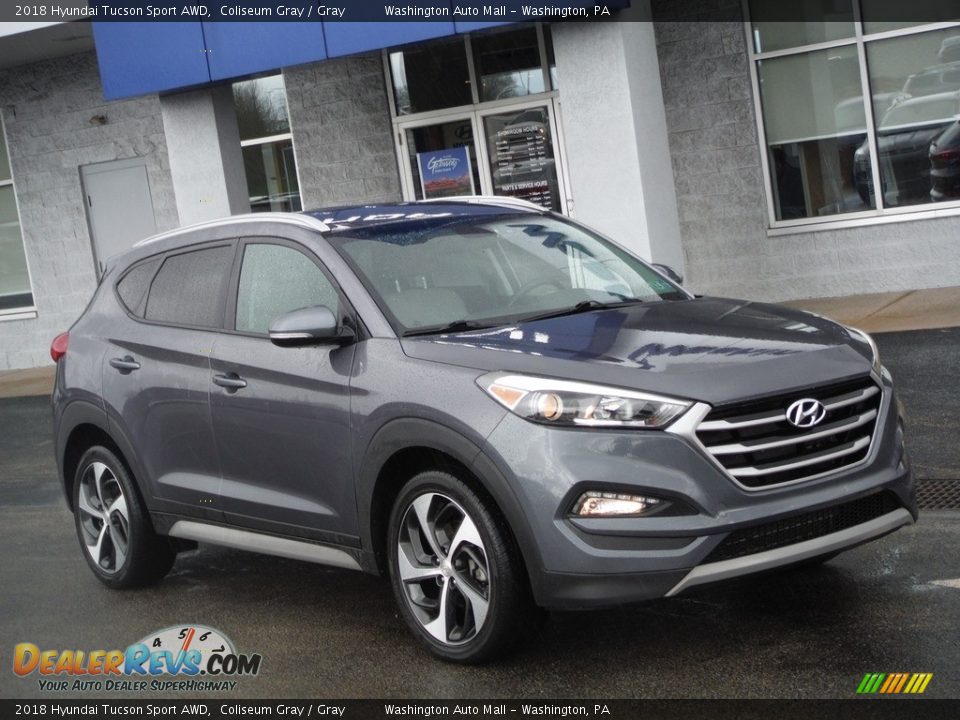 2018 Hyundai Tucson Sport AWD Coliseum Gray / Gray Photo #1