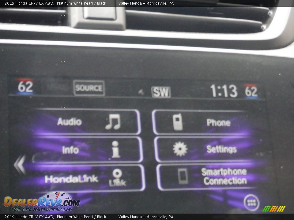 2019 Honda CR-V EX AWD Platinum White Pearl / Black Photo #19