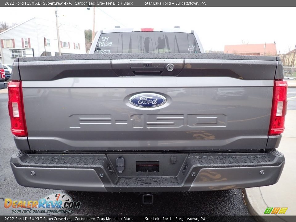 2022 Ford F150 XLT SuperCrew 4x4 Carbonized Gray Metallic / Black Photo #4