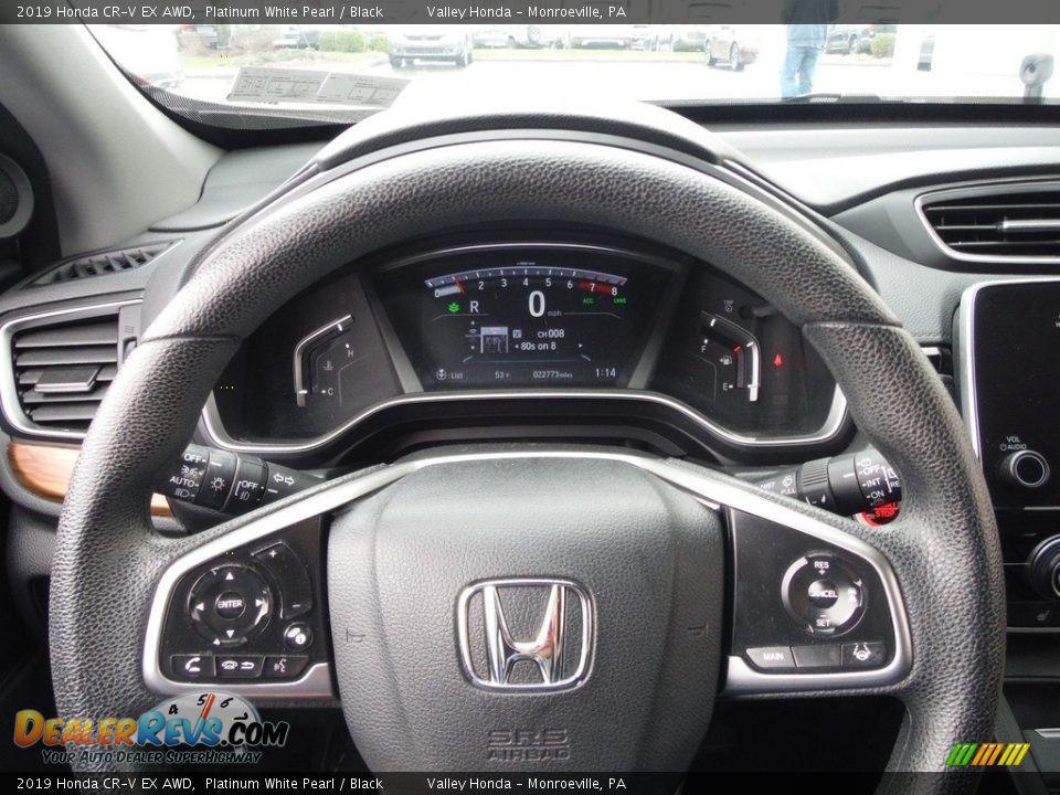 2019 Honda CR-V EX AWD Platinum White Pearl / Black Photo #22