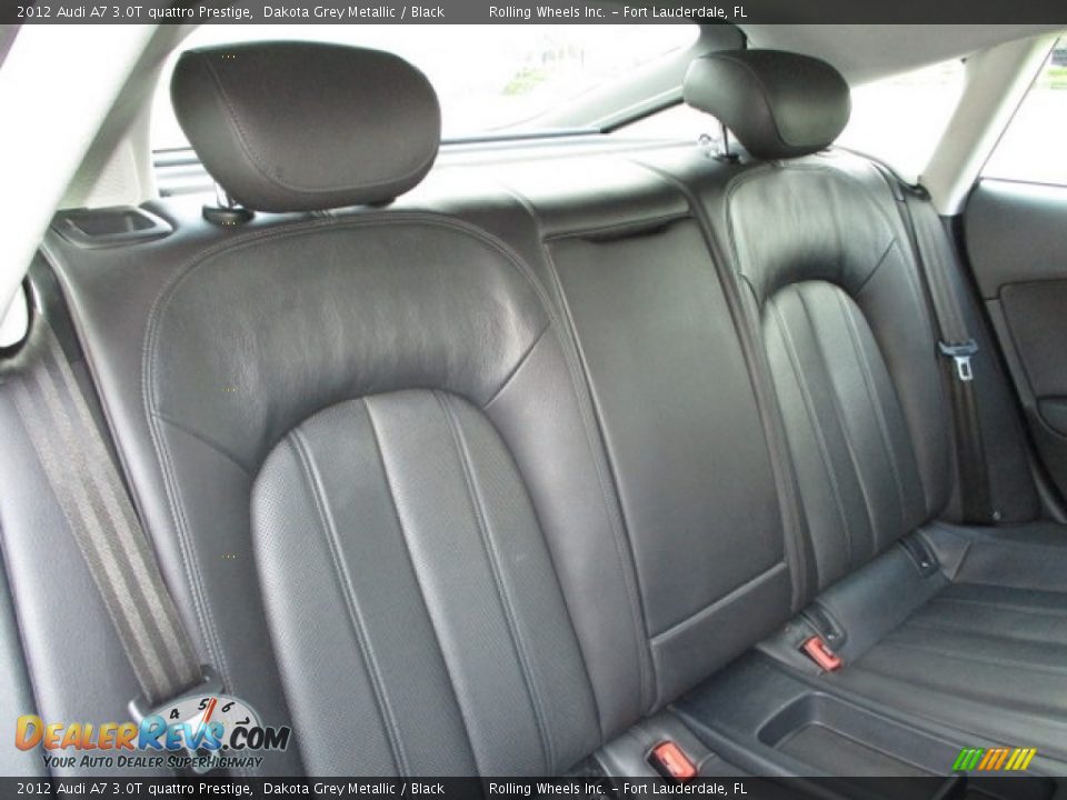 Rear Seat of 2012 Audi A7 3.0T quattro Prestige Photo #16