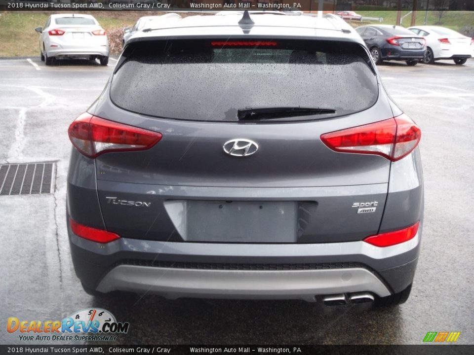 2018 Hyundai Tucson Sport AWD Coliseum Gray / Gray Photo #8