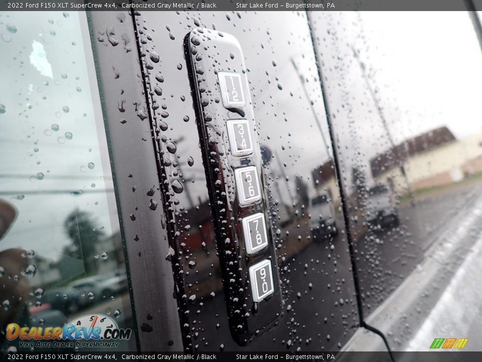 2022 Ford F150 XLT SuperCrew 4x4 Carbonized Gray Metallic / Black Photo #9