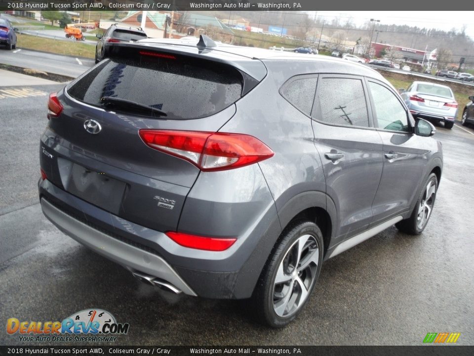 2018 Hyundai Tucson Sport AWD Coliseum Gray / Gray Photo #9