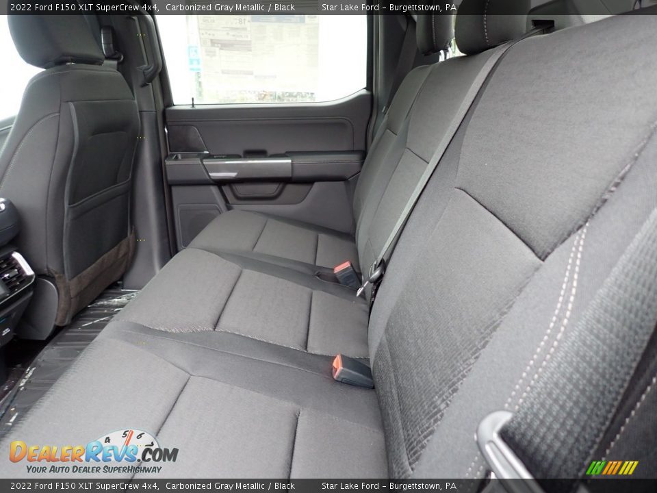 Rear Seat of 2022 Ford F150 XLT SuperCrew 4x4 Photo #11