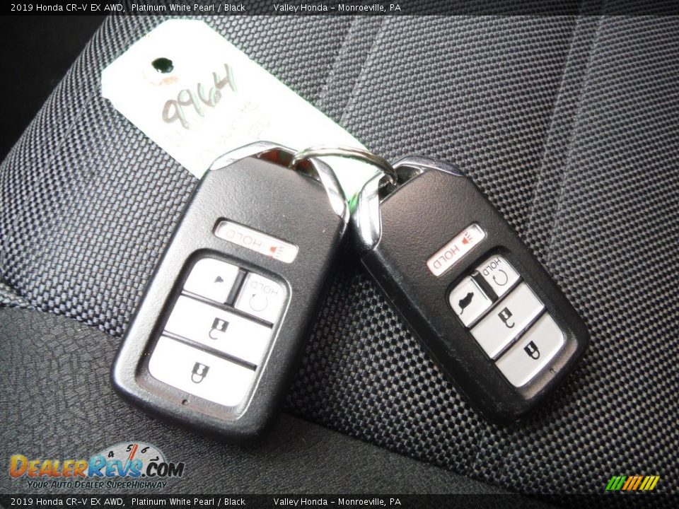2019 Honda CR-V EX AWD Platinum White Pearl / Black Photo #30