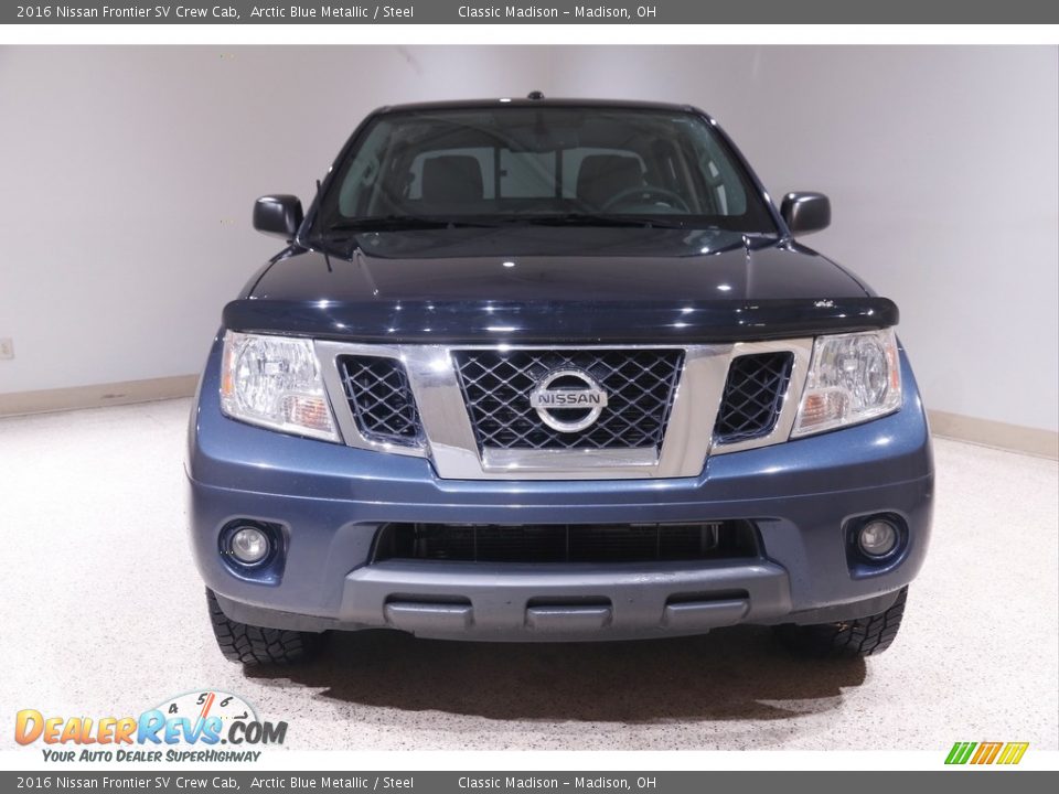 2016 Nissan Frontier SV Crew Cab Arctic Blue Metallic / Steel Photo #2