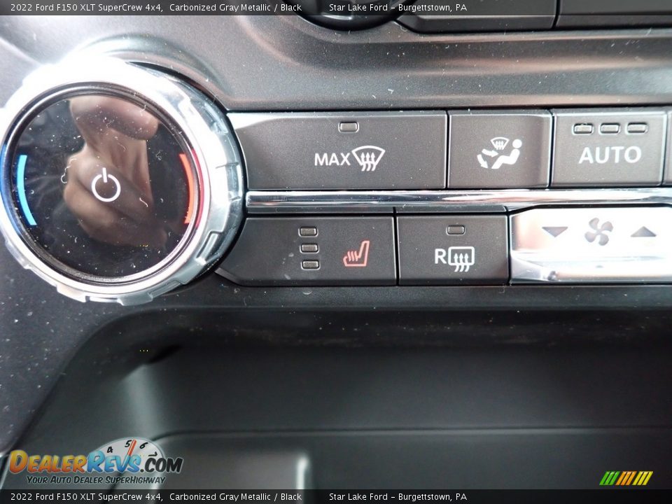 2022 Ford F150 XLT SuperCrew 4x4 Carbonized Gray Metallic / Black Photo #17