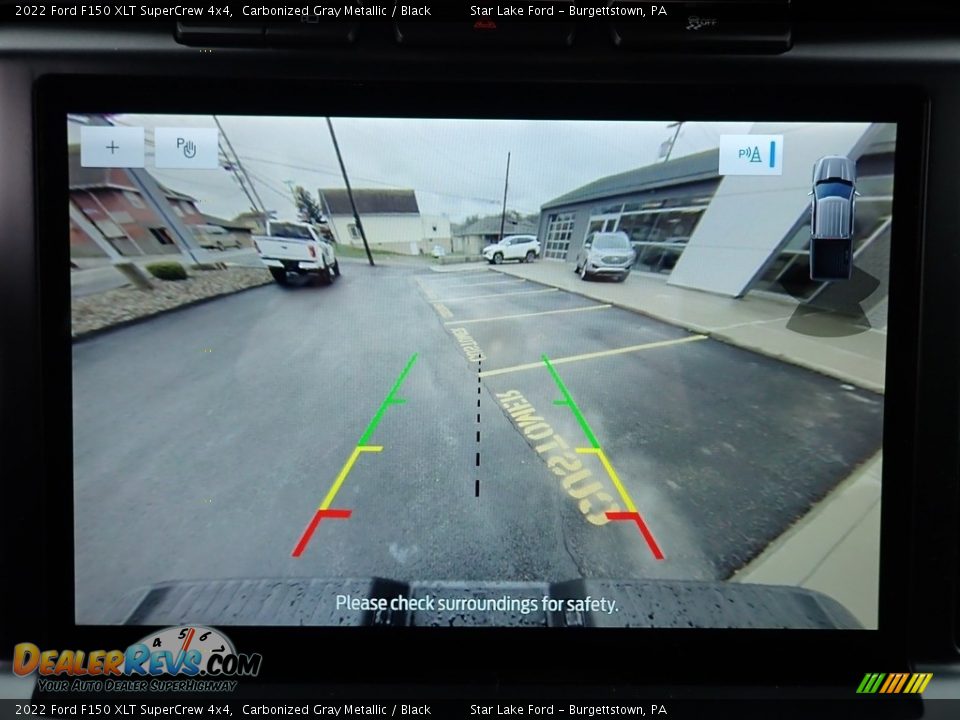 2022 Ford F150 XLT SuperCrew 4x4 Carbonized Gray Metallic / Black Photo #19