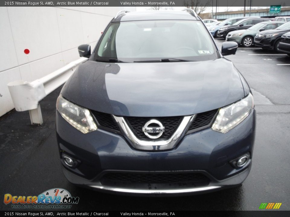 2015 Nissan Rogue SL AWD Arctic Blue Metallic / Charcoal Photo #4