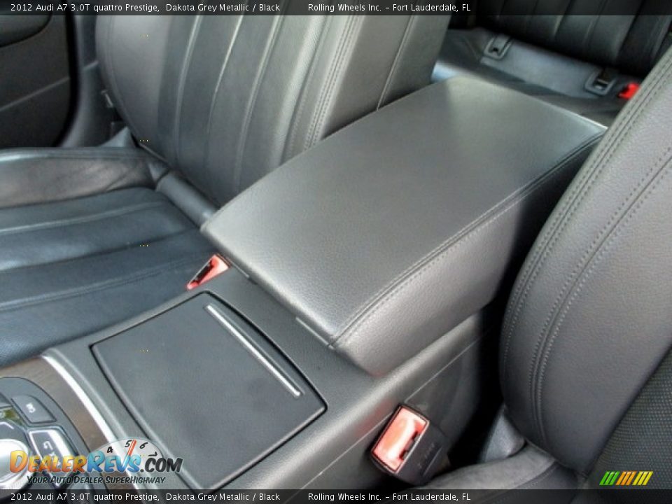 2012 Audi A7 3.0T quattro Prestige Dakota Grey Metallic / Black Photo #35