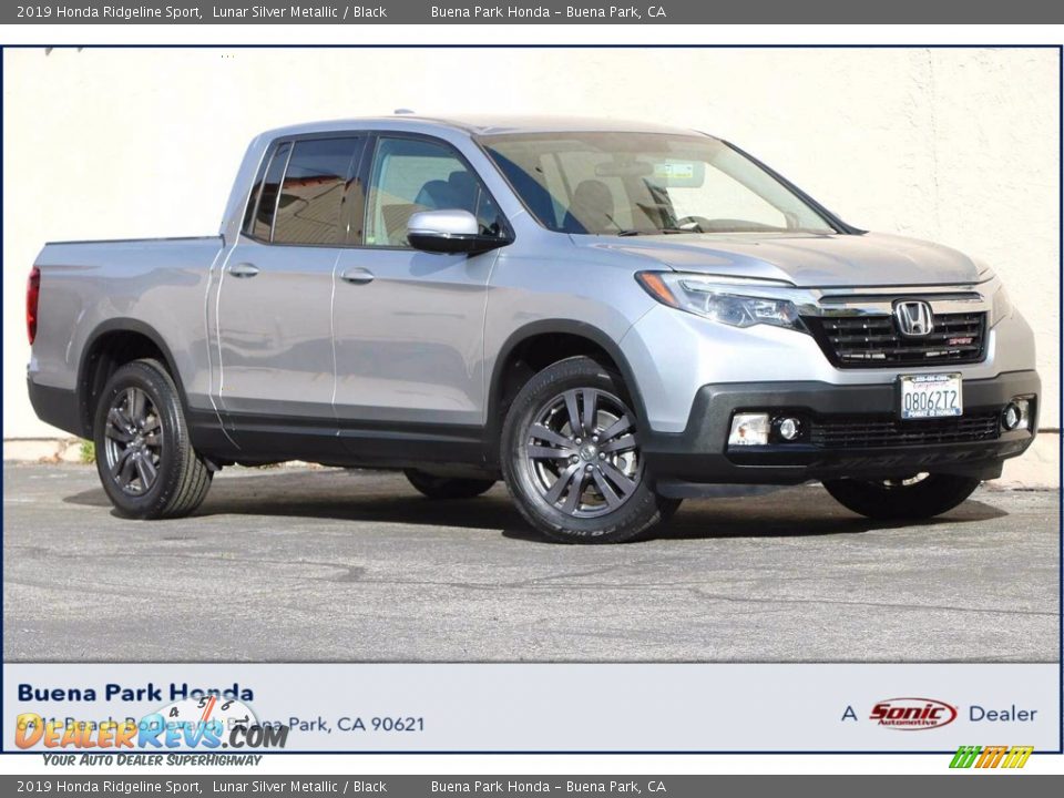 2019 Honda Ridgeline Sport Lunar Silver Metallic / Black Photo #1