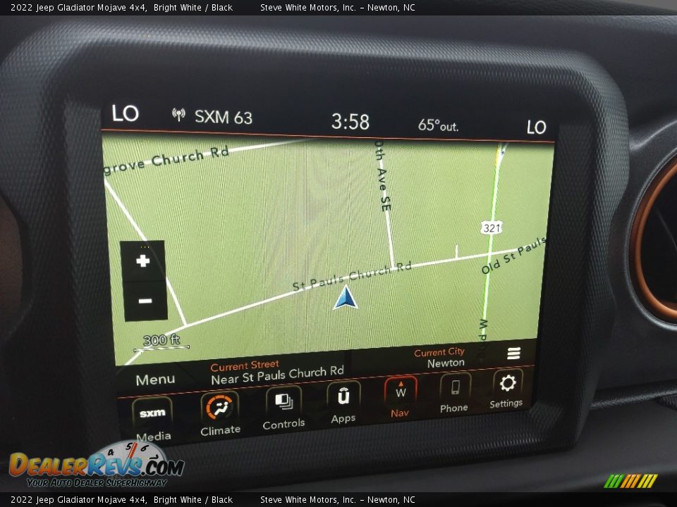 Navigation of 2022 Jeep Gladiator Mojave 4x4 Photo #24